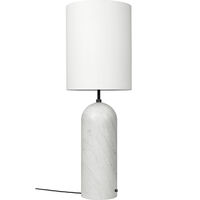 Gravity XL Gulvlampe Høy White Marble / Hvit
