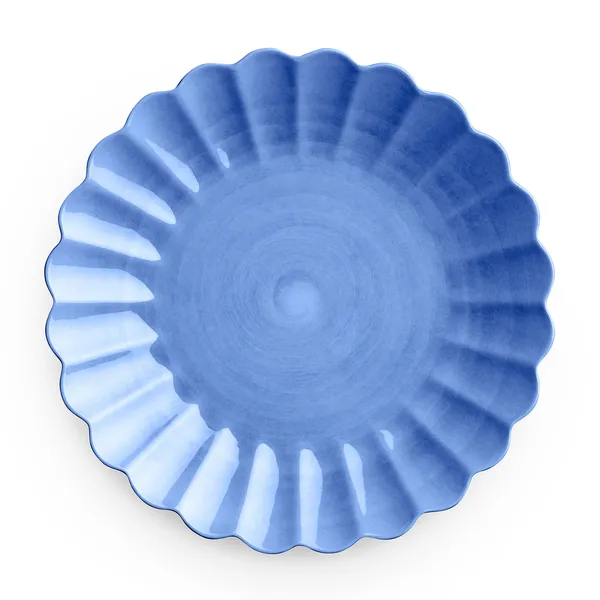 Oyster Tallerken Light blue 28 cm