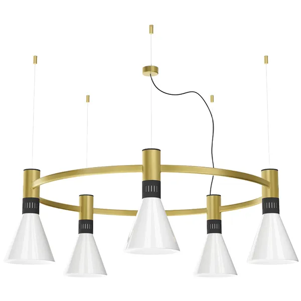 Cono Pendel Ø120 Satin Gold