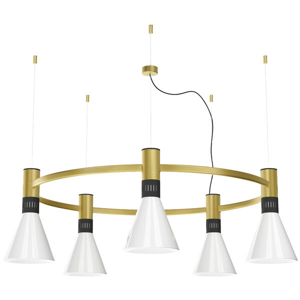 Cono Pendel Ø120 Satin Gold
