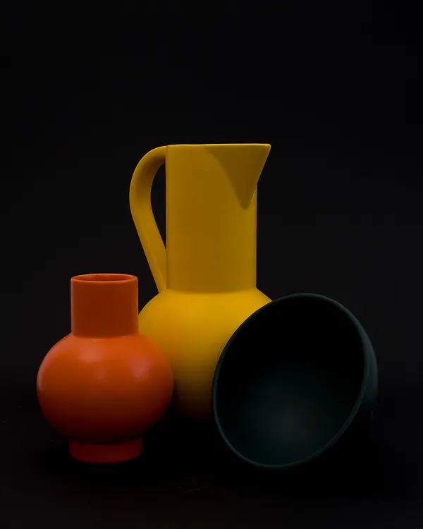Strøm Vase 16 cm Vibrant Orange