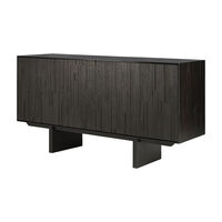 Teak Mosaik Sideboard Fyra Dörrar