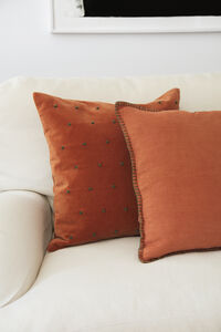 Roma Tyynynpäällinen Terracotta/Forest Green 50x50 cm