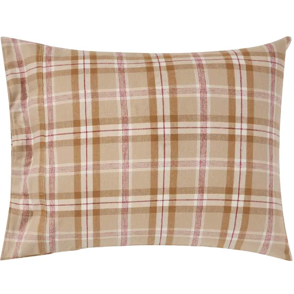 Checked Pudebetræk 50x60 cm Fudge / Beige / Figen