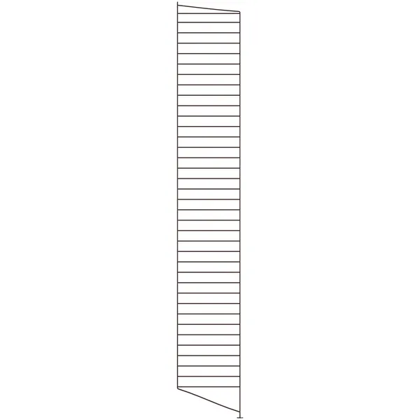 String Gavel Golv 30x200 cm 1-pack Mörkbrun