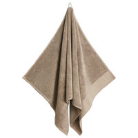 Embroidery Handduk 70x140 cm Taupe Beige