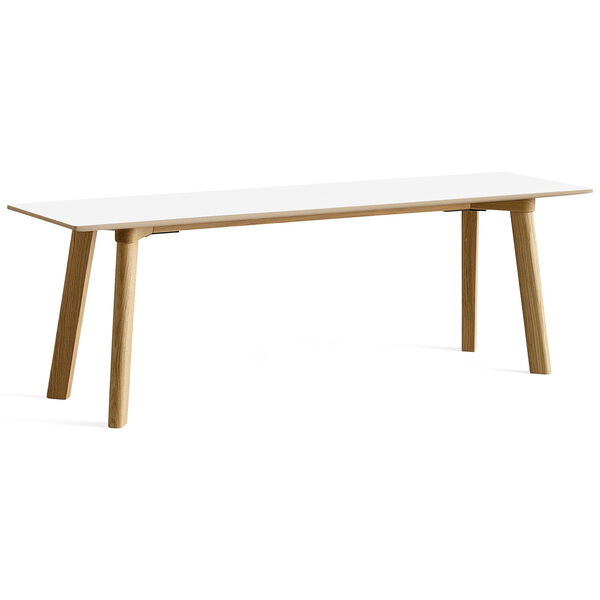 CPH Deux 215 2.0 Bænk 140 cm Pearl White / Vandbaseret Lakeret Eg