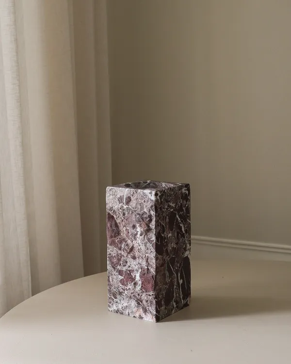Edge Vase Large Rosso Levanto