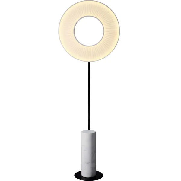 Iris Totem Golvlampa 50 cm Vit / Vit Marmor
