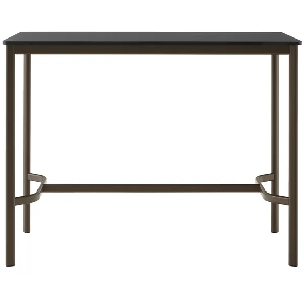 Drip HW114 Barbord 80x140x105 cm Sort Laminat / Bronzefarvet