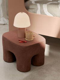 Frill Portabel Lampe Rose