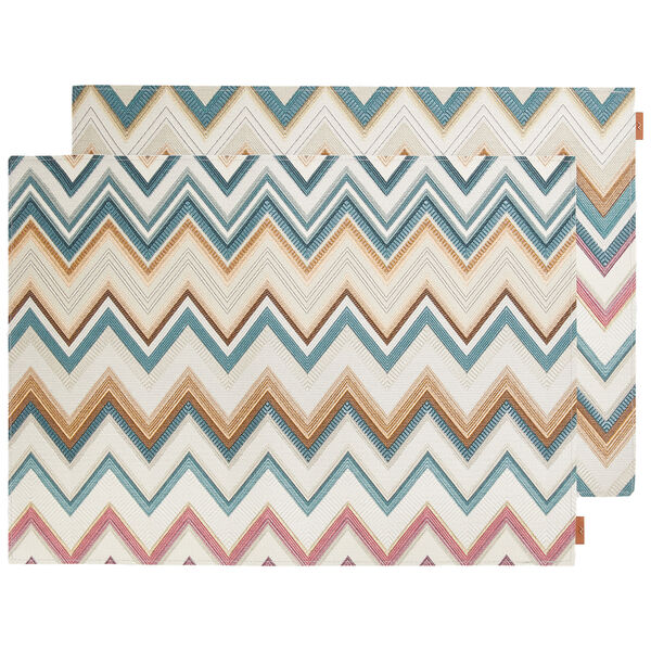 Happy Zigzag Dækkeservietter 35x48 cm 2-pak