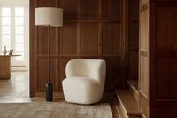 Gravity Gulvlampe Sort Marmor / Canvas