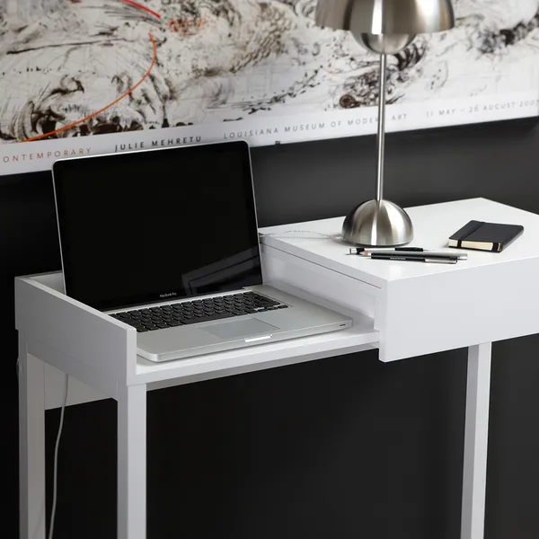 Hidden Skrivbord Vit2
