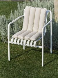 Palissade Dining Karmstol Cream White