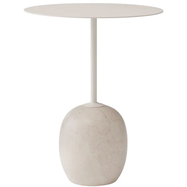Lato LN8 Bord 40 cm Ivory White / Crema Diva Marble
