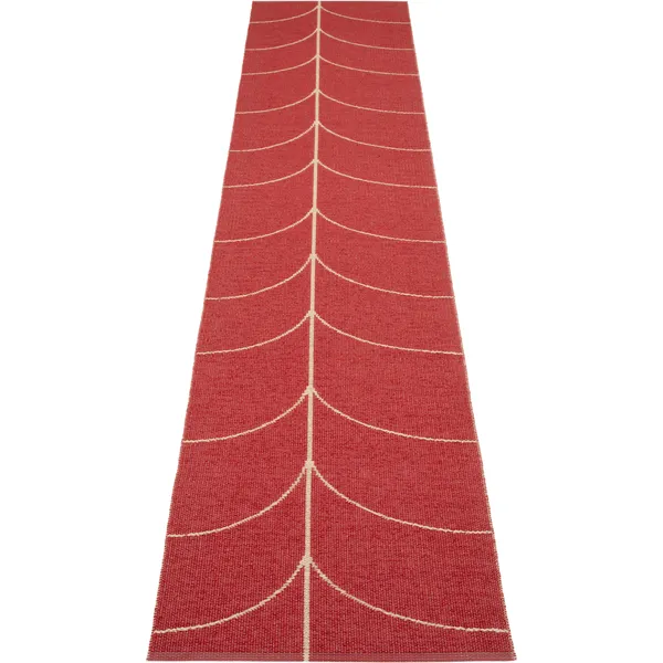 Leif Muovimatto Berry / Beige 70x360 cm