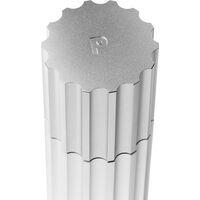 Aluminum Pippurimylly Hopeinen
