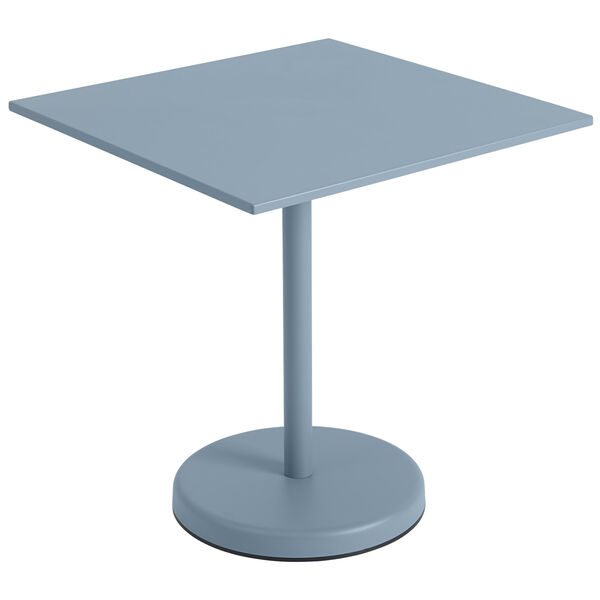 Linear Bord Stål 70x70 cm Pale Blue