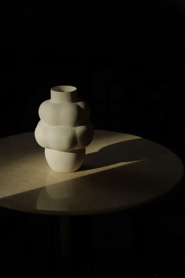 Balloon 04 Vase Petit Raw White