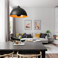 Captain Loftslampe Sort/Guld