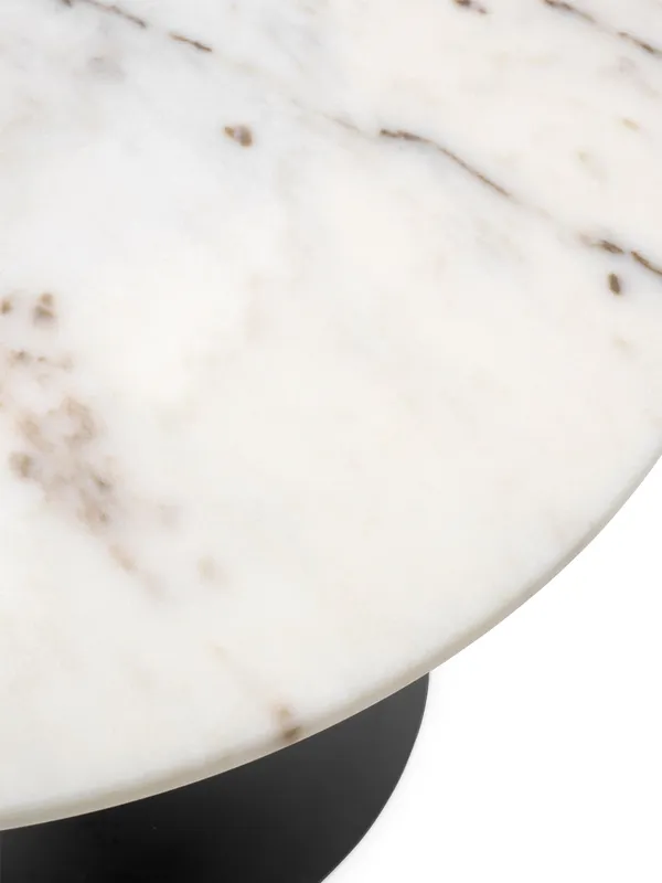 Harbour Column Table Ø105 cm Marble/Black