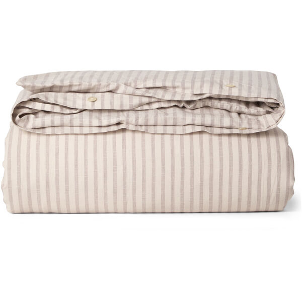 Stripe Mauve Dynebetræk 220x220 cm