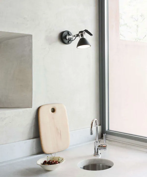 Fortebraccio Spot 60w E14 Wall Lamp Metal
