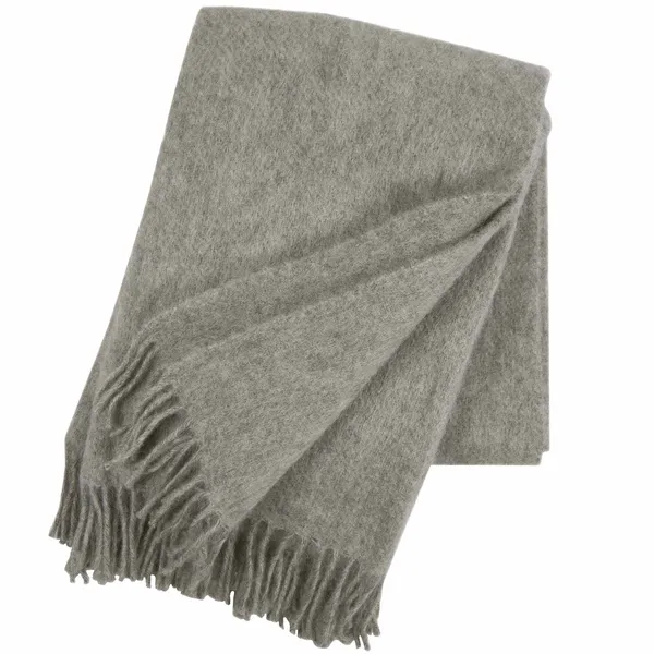 Gotland Plaid 130x200 cm Natural Grey
