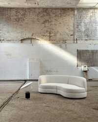 Delon Sofa-opend end right Bouclé classic offwhite
