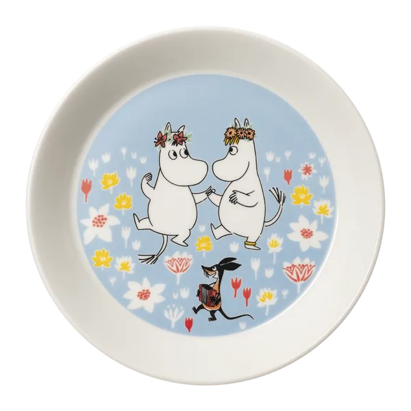 Moomin Tallrik 19 cm Sommardans