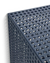 Perforated Seinäkaappi Steel Blue
