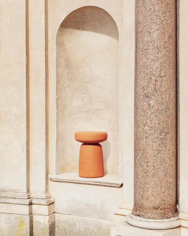 Tototo Side Table Ø38 Terracotta