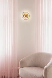 Blossi Vegglampe Gull / Opal