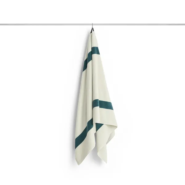 Stripe Towel 70x140 cm Petrol Blue