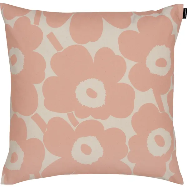 Pieni Unikko Putetrekk 50x50 cm Cotton / Fersken