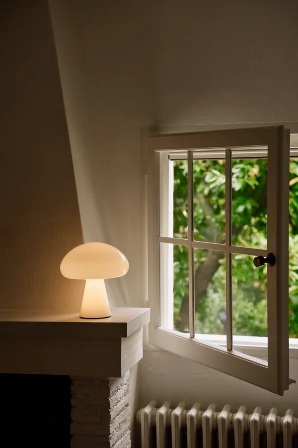 Obello Bordslampa Portabel Pearl White
