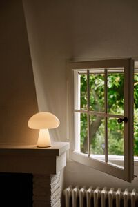 Obello Bordslampa Portabel Pearl White