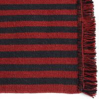 Stripes and Stripes Tæppe 52x95 cm Kirsebærrødt