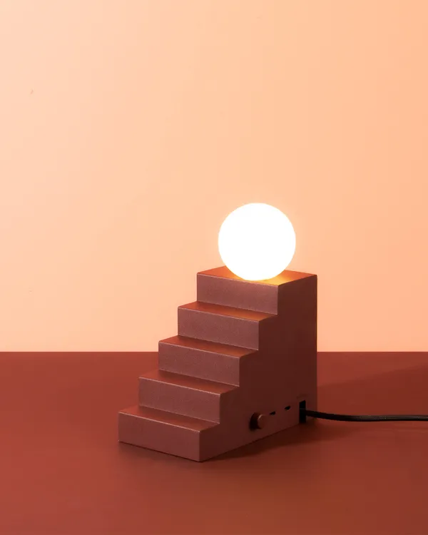 Stair Bordlampe Rød