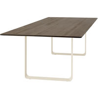 70/70 Bord 108x295 cm Massiv Røkt Eik / Sand