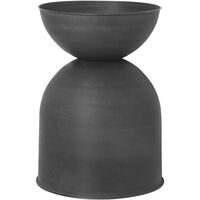 Hourglass Pot Medium Black/Dark Grey
