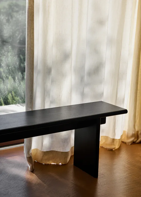 Ita OS6 Bänk 230 cm Mörkbetsad Ek
