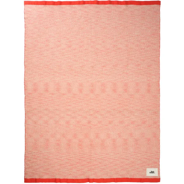 Thread Teppe 140x180 cm Oransje / Hvit