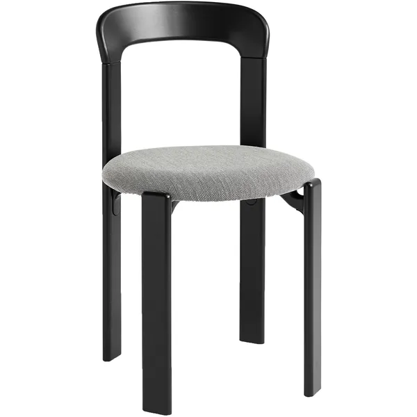 Rey Stol Betrukket Sæde Deep Black