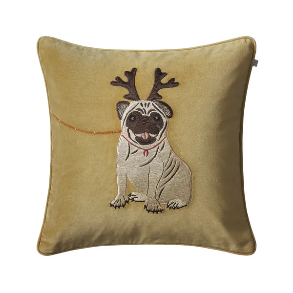 Holiday Dog Pudebetræk 50x50 cm Masala Yellow