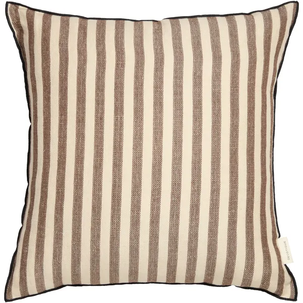 Outline Stripe Tyyny 50x50 cm Tummanruskea