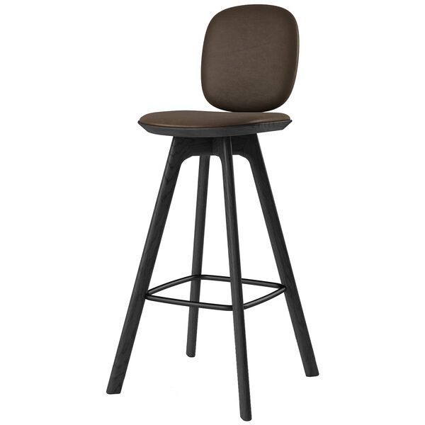 Pauline Comfort Baarituoli 75 cm Mustalakattu Tammi / Nahka Cinnamon