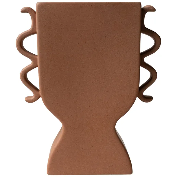 Flat Vase Medium Terrakotta