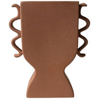Flat Vase Medium Terrakotta
